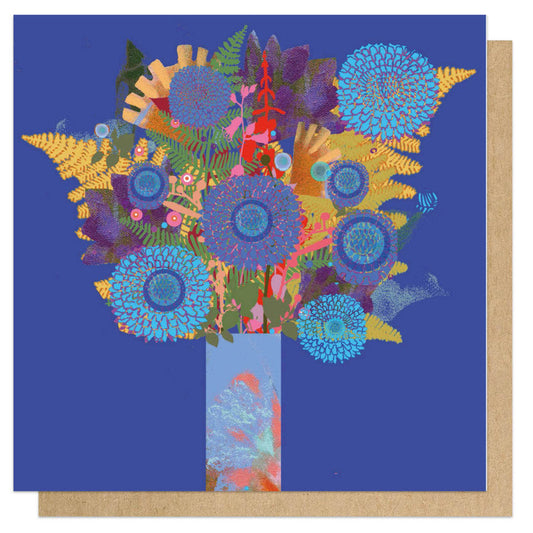 Blue Vase Card