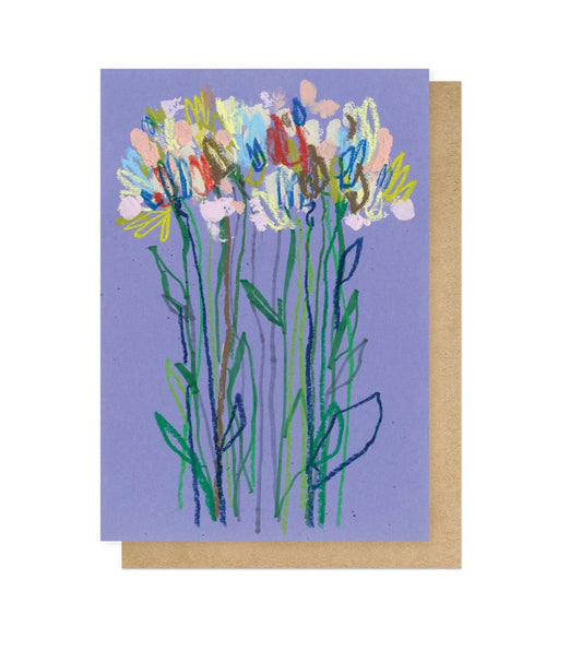 Lillac Flowers Card