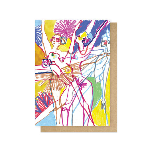 Pose Greetings Card