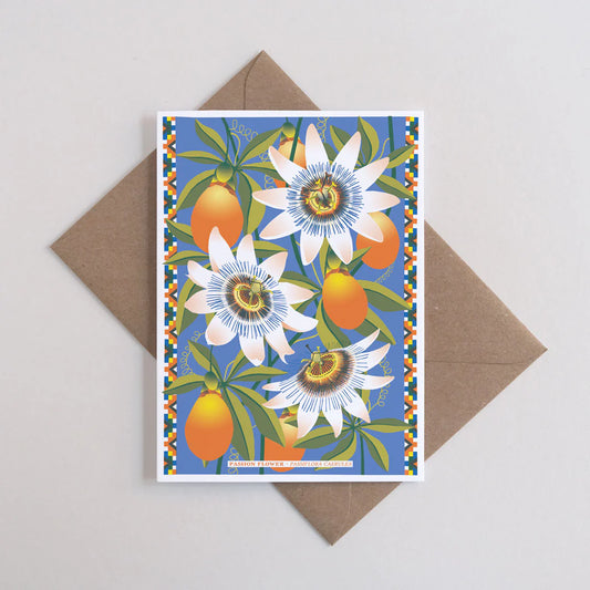 Passion Flower Greeting Card
