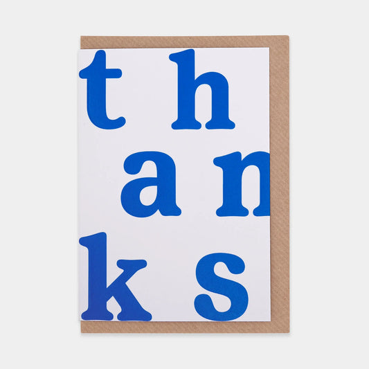 Thanks Greeting Card