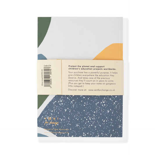 Olive A5 lined  Notebook