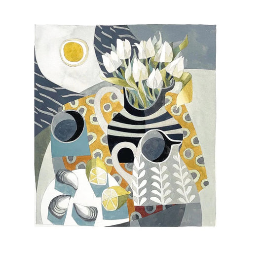 Mussels and Tulips by Jane Walker