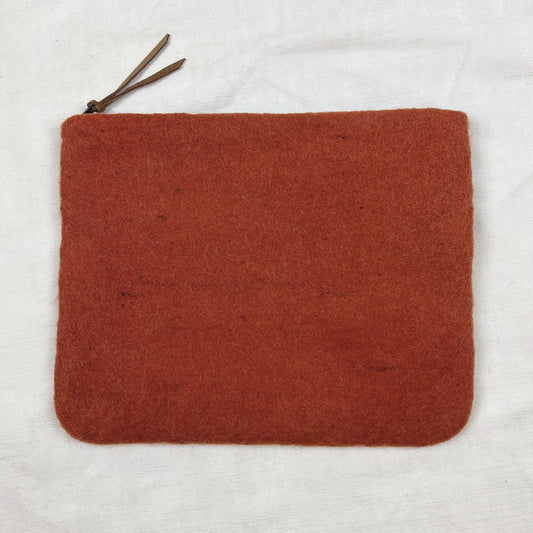 Wangdi Zip Felt Document Pouch Laptop Sleeve
