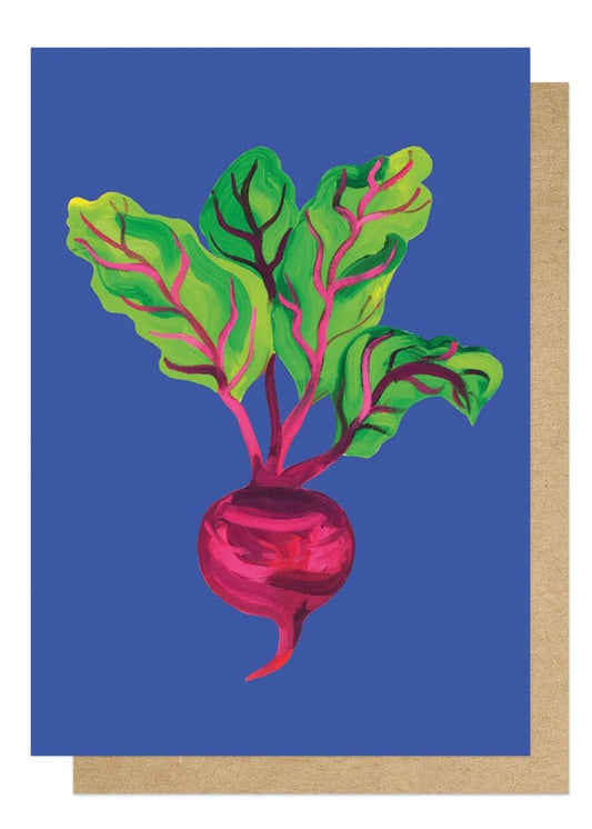 Beetroot On Indigo by Alice Straker