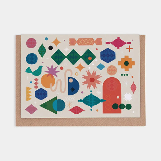 Celebrations White Christmas  Greeting Card