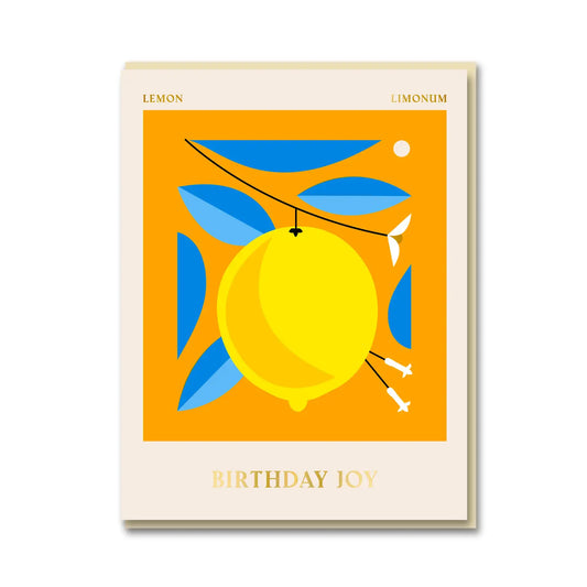 Lemon Birthday Card