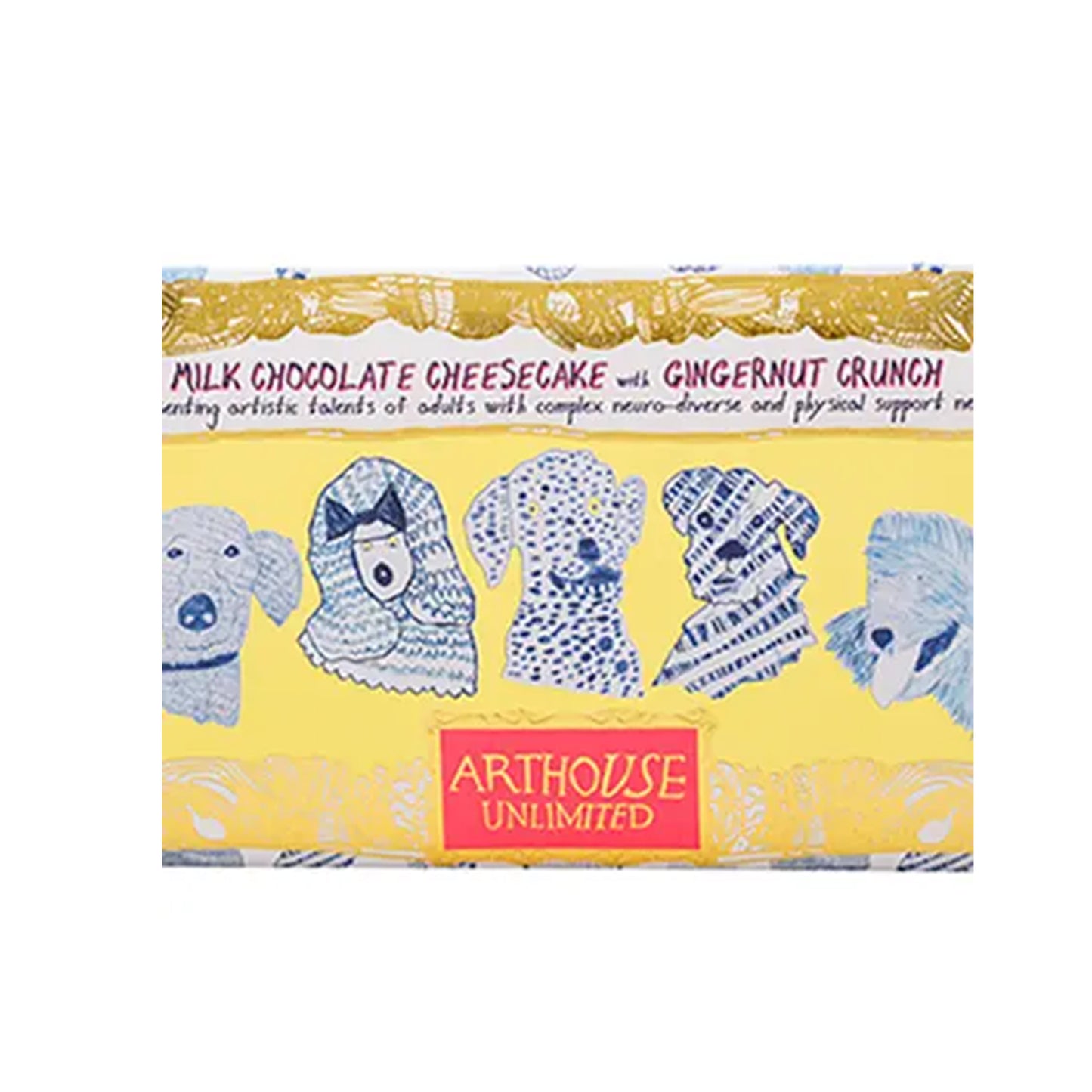 Blue Dogs Milk Chocolate With Ginger Nut Crunch