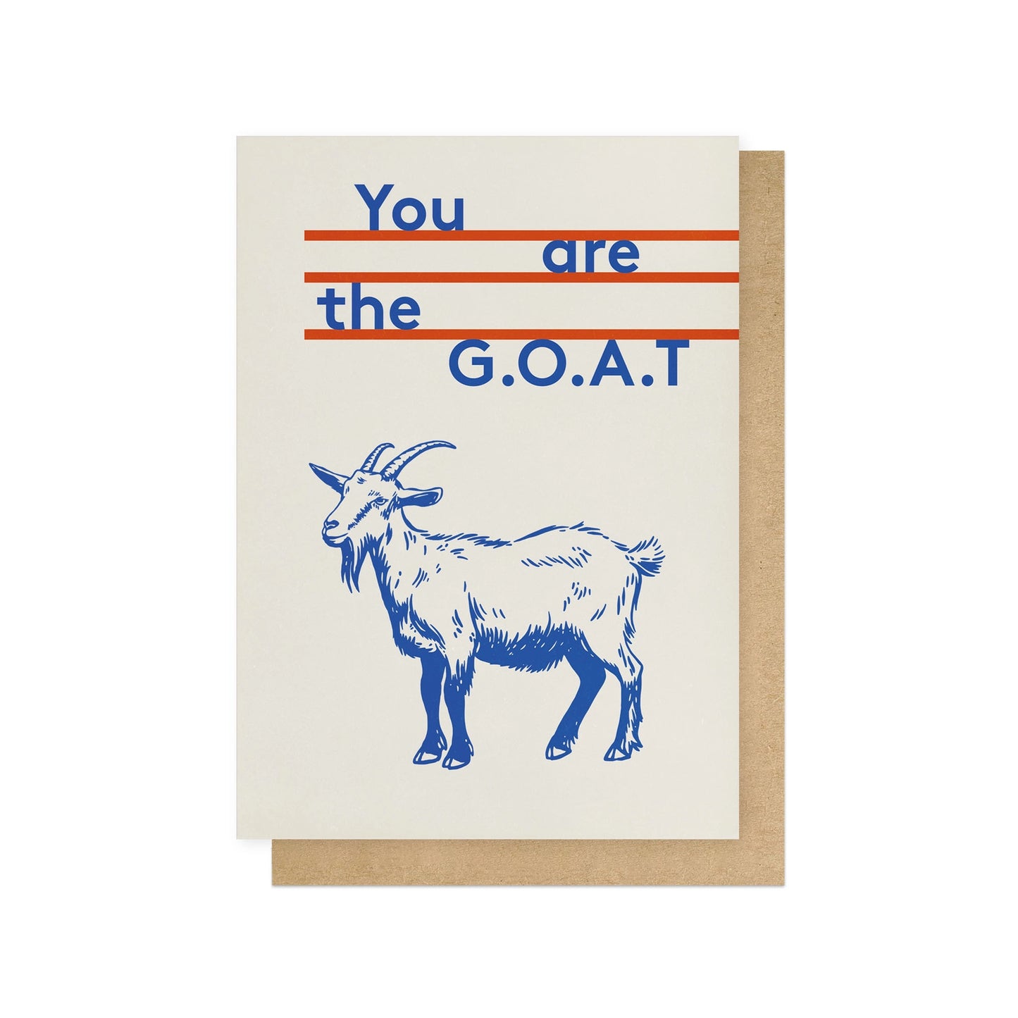 You Are The GOAT Card