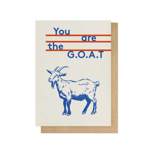 You Are The GOAT Card