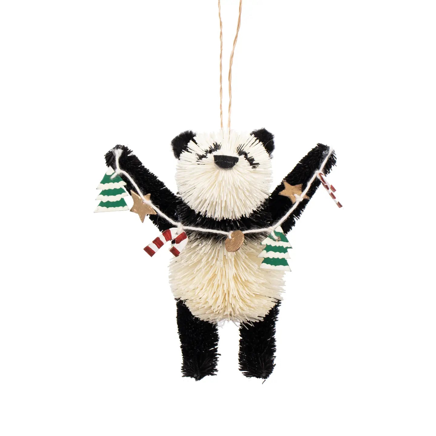 Bristle Panda Decoration