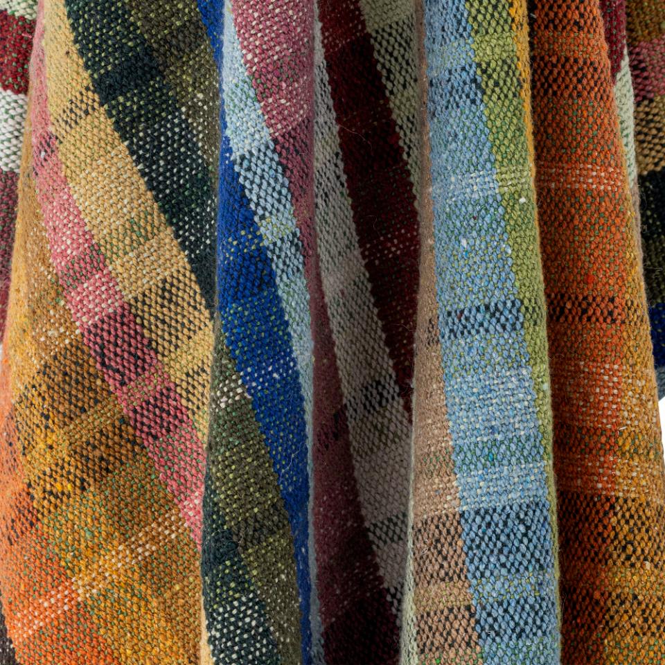 Elmy Orange Recycled Cotton Throw