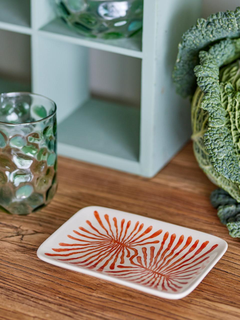 Fauni Red Stoneware Plate