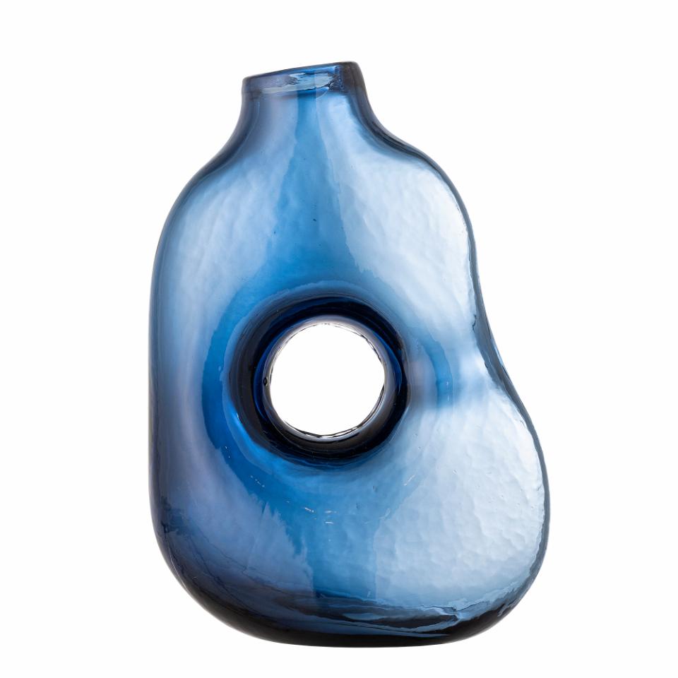 Harri Blue Glass Vase