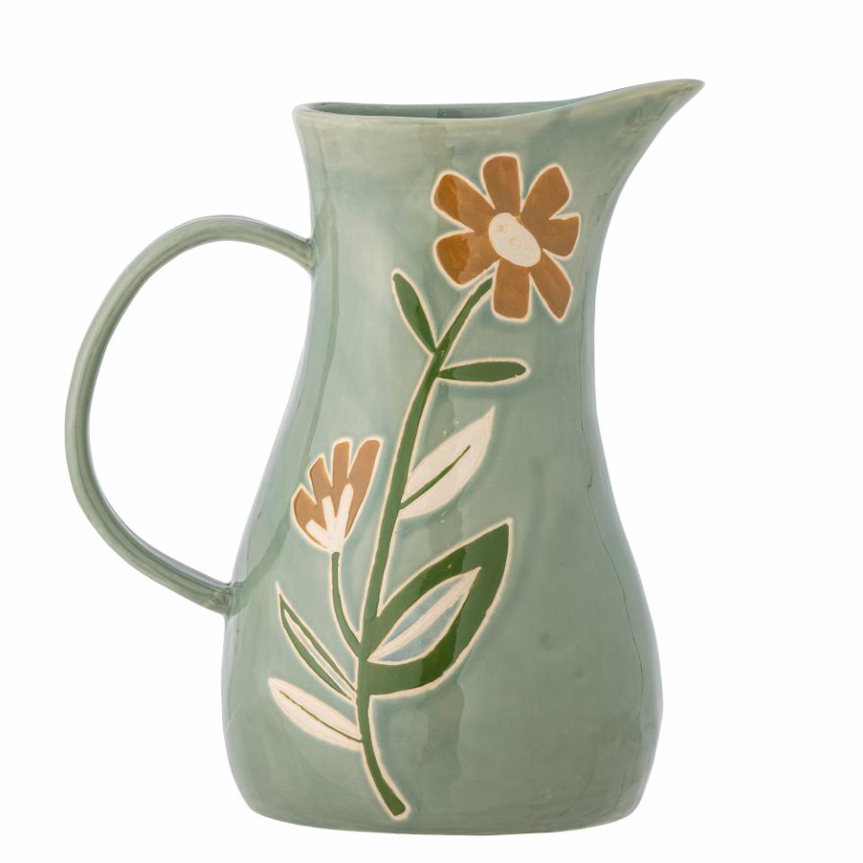 Tanger Green Stoneware Jug