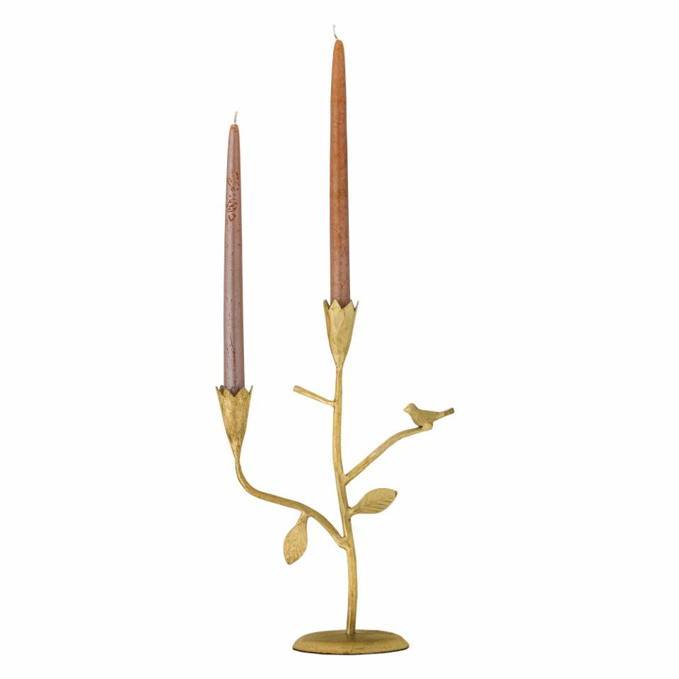 Trianon Gold Metal Candle Holder