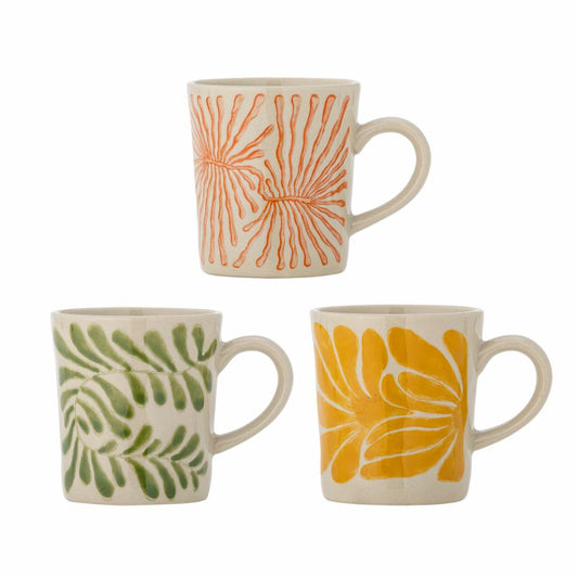 Fauni Leaf Pattern Cup - select which the colour at check out