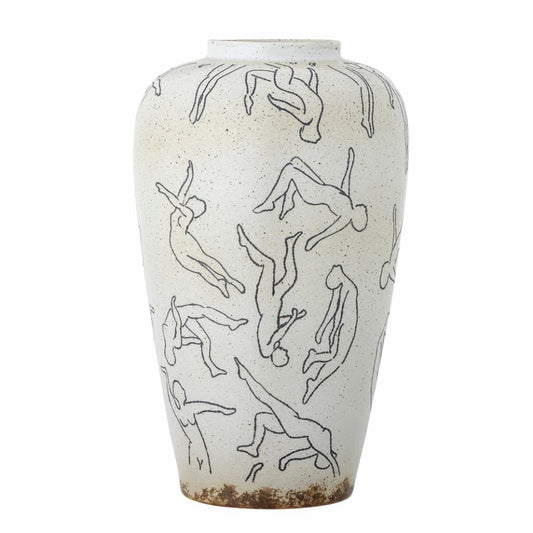 Adah Vase - Natural Stoneware