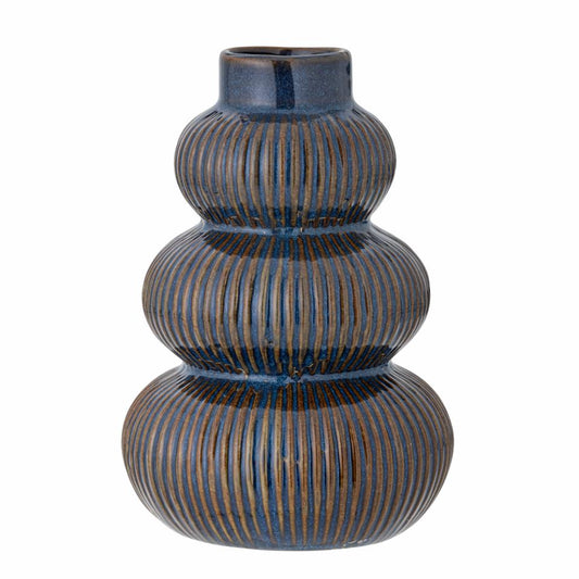 Blue Stoneware Myrtle Vase