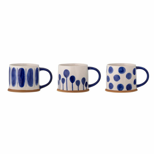 Linora  Blue Assorted Stoneware Mug