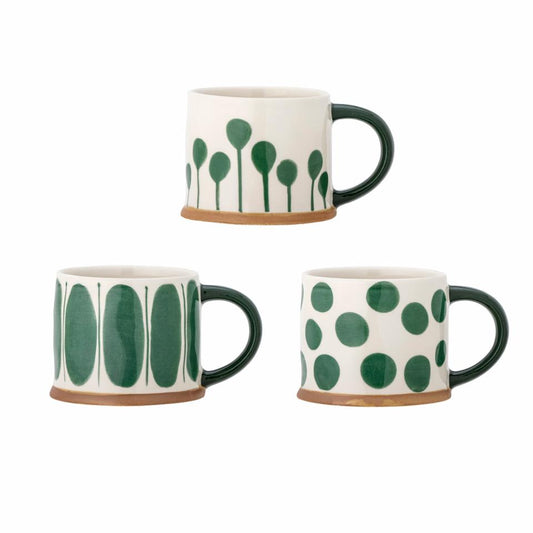 Linora  Green Assorted Stoneware Mug