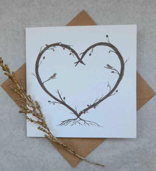Heart Wreath Card
