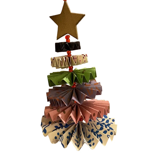 Fold Fir Tree Folded Paper Christmas Decoration