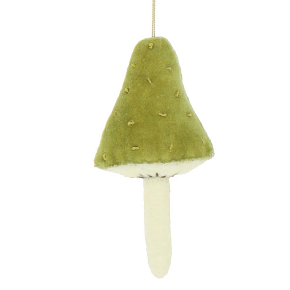 Velvet Toadstool  Hanging Decoration ( 3 Colours)